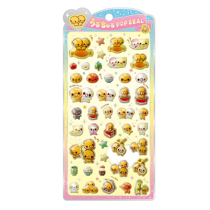 うるちゅるポップシール なっとうちゃん