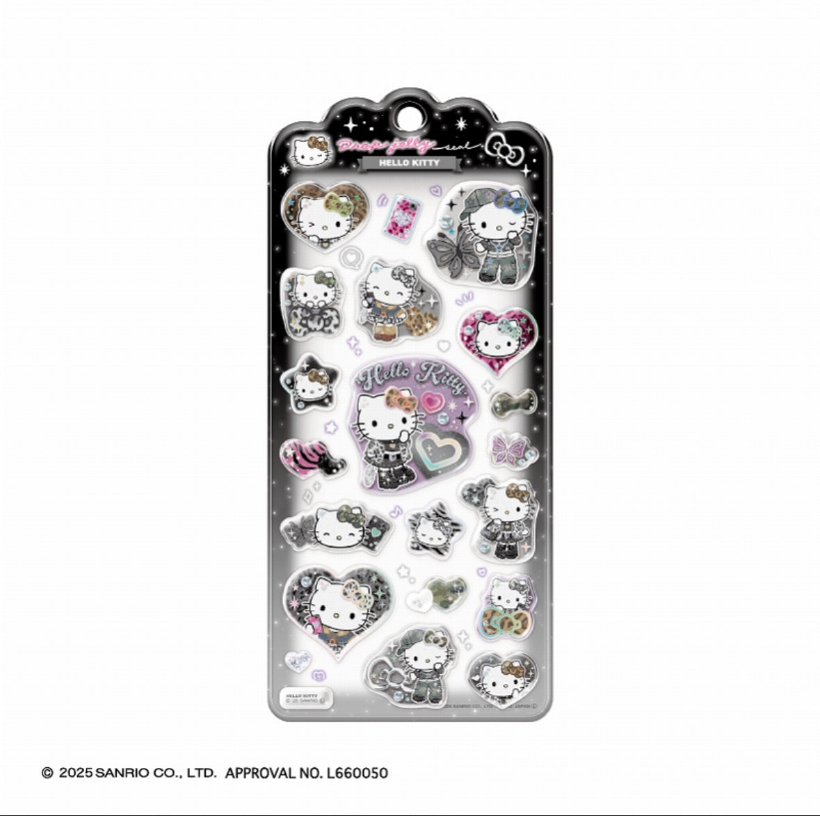 ハローキティ ドロップジェリーシール グランジギャル