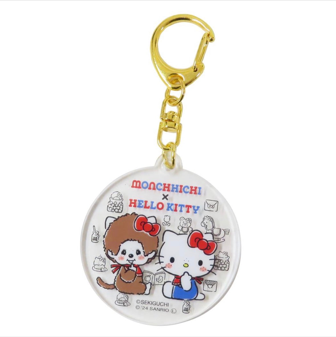 モンチッチ×ハローキティ アクリルキーホルダー 集合