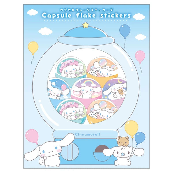 サンリオキャラクターズ カプセルフレークステッカーズ【７月発送予定】