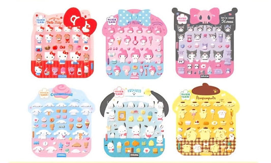【韓国】サンリオマシュマロステッカー2月中旬入荷予定