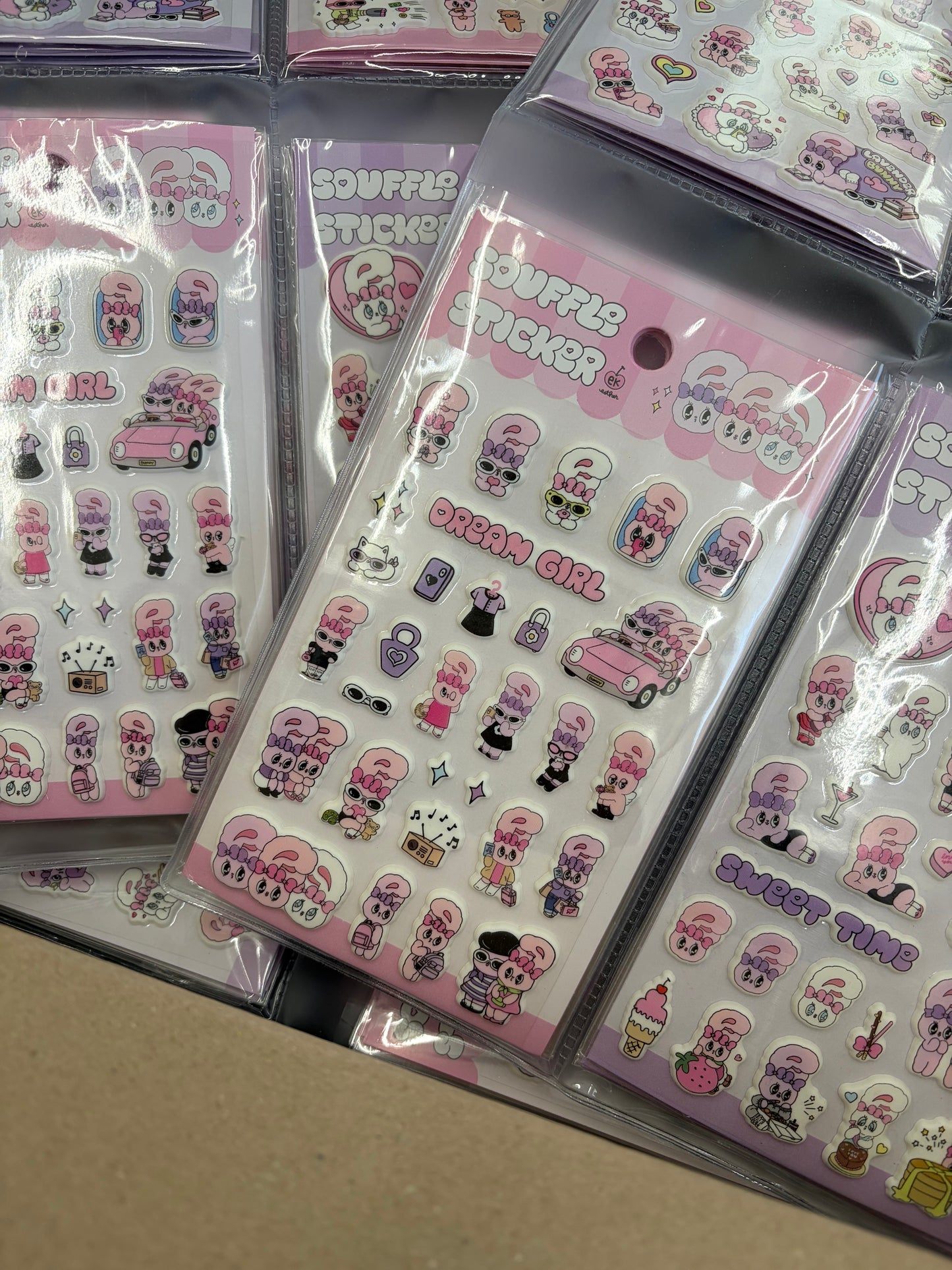 韓国ステッカーマシュマロエスターバニー【4月上旬発送予定】