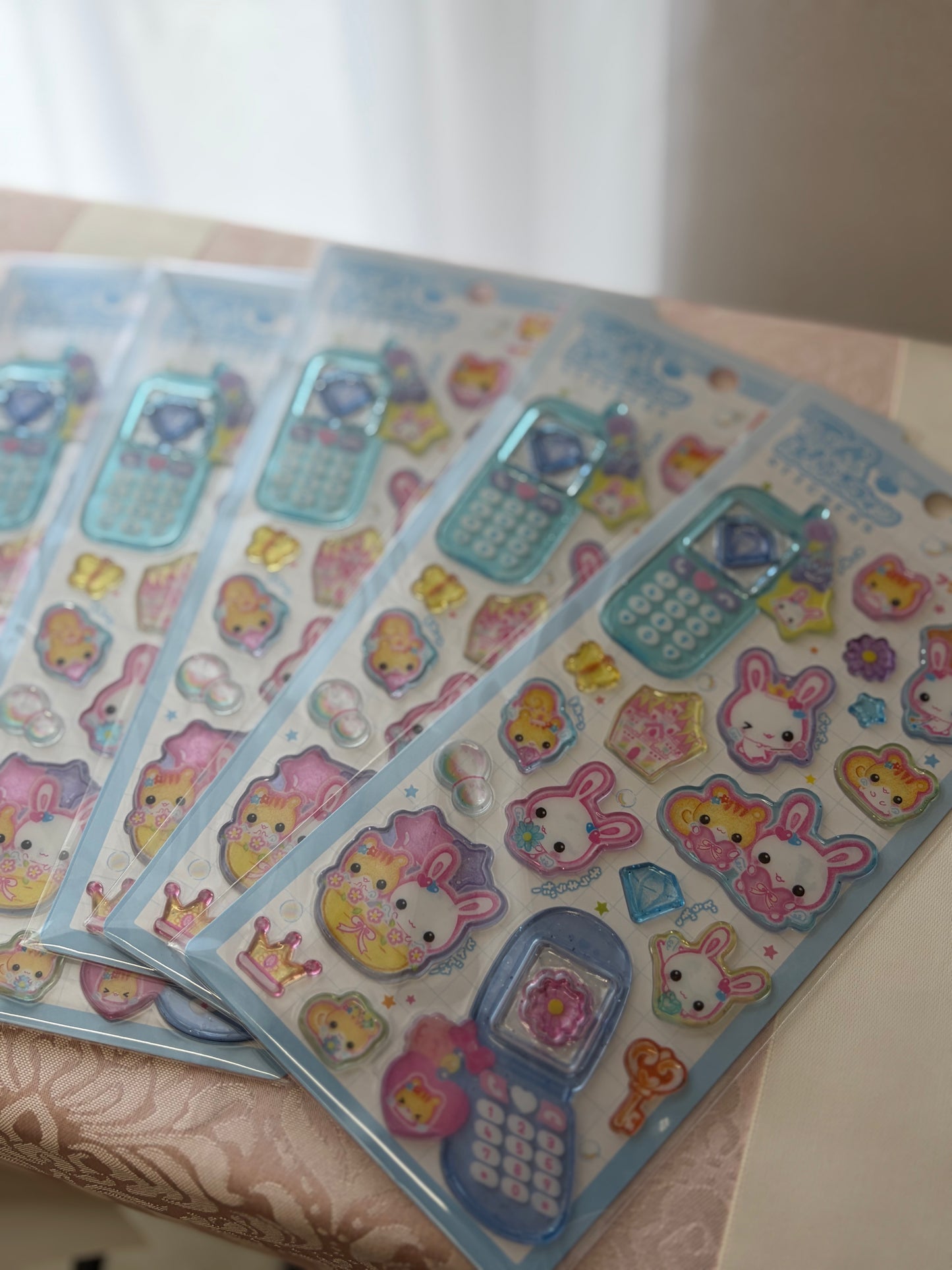 平成はっぴーフォンフワフワらびちゃんブルー【4月上旬発送】