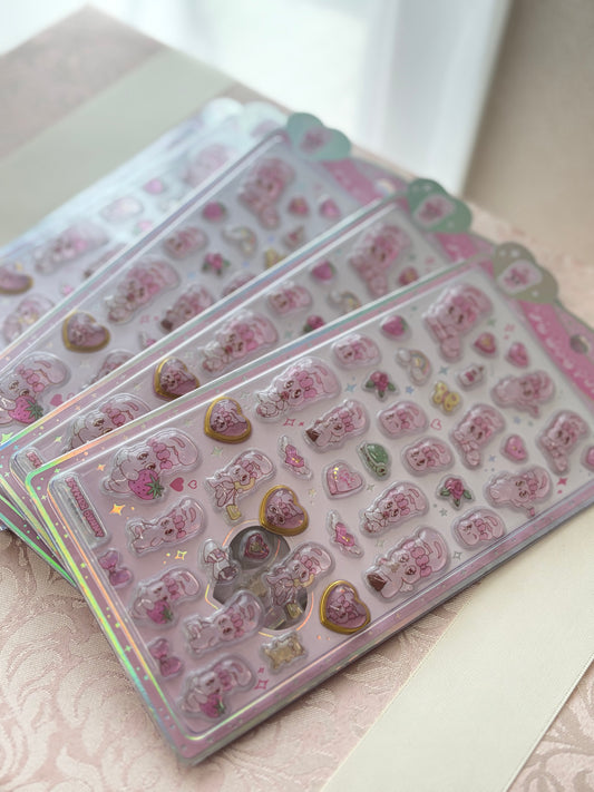 エスターバニー　うるちゅるポップシール　リボンバニー 7月発送予定