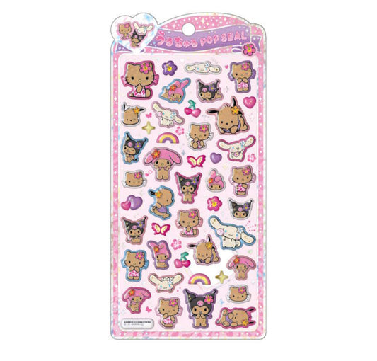 サンリオキャラクターズうるちゅるポップシール【日焼けサマー】