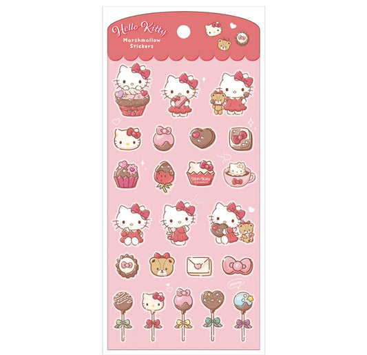 サンリオ マシュマロステッカーズ チョコ／ハローキティ