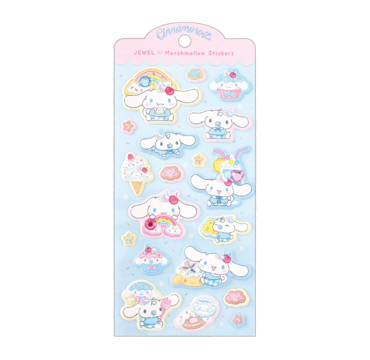 サンリオ ジュエルマシュマロステッカーズ シナモロール
