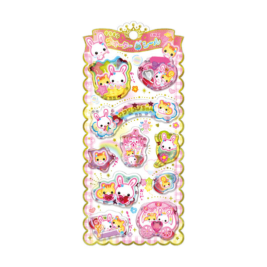 ウォーターインシール　フワフワらびちゃん