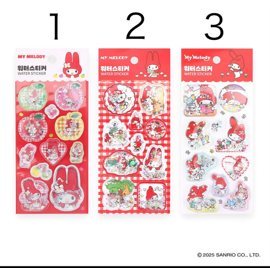 韓国限定マイメロディ50周年記念ウオーターシール【２月入荷予定】