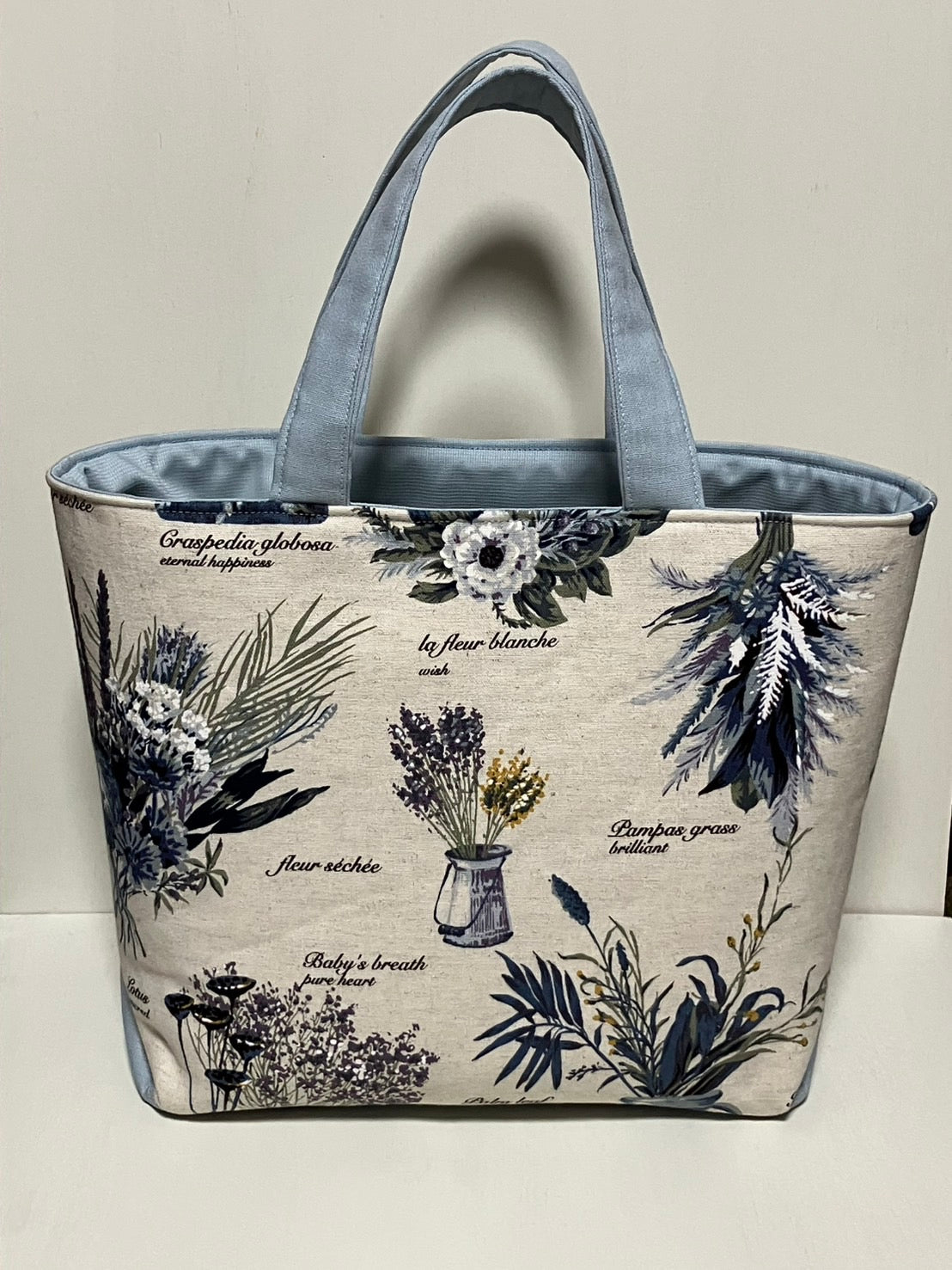 三角マチトートバッグ